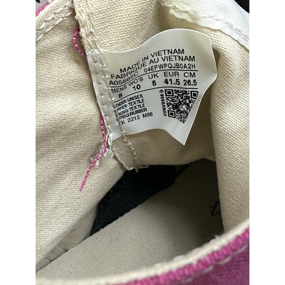 Rick Owens x Converse DRKSHDW TURBODRK Hi Top Pink A05685C Unisex Men 8 Wm 10 - Picture 12 of 12